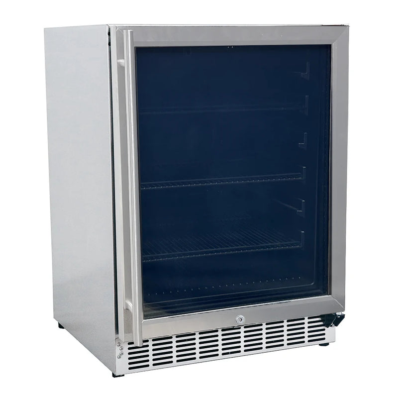 RCS 26-Inch 5.01 Cu. Ft. Outdoor Rated Stainless Steel Compact Refrigerator - REFR2A