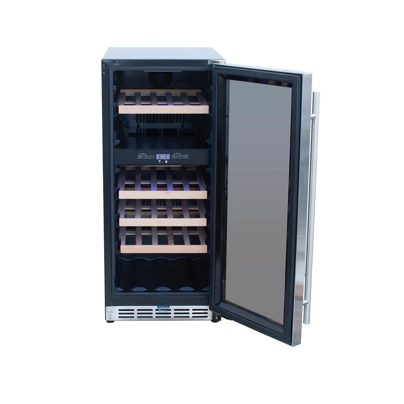 Summerset 15" Outdoor Rated Dual Zone Wine Cooler - RFR-15WD