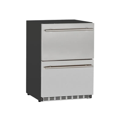 Summerset 24" 5.3C Deluxe Outdoor Rated 2-Drawer Fridge - RFR-24DR2-A