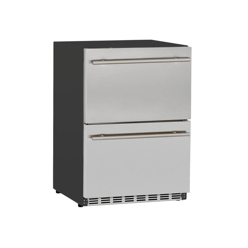 Summerset 24" 5.3C Deluxe Outdoor Rated 2-Drawer Fridge - RFR-24DR2-A