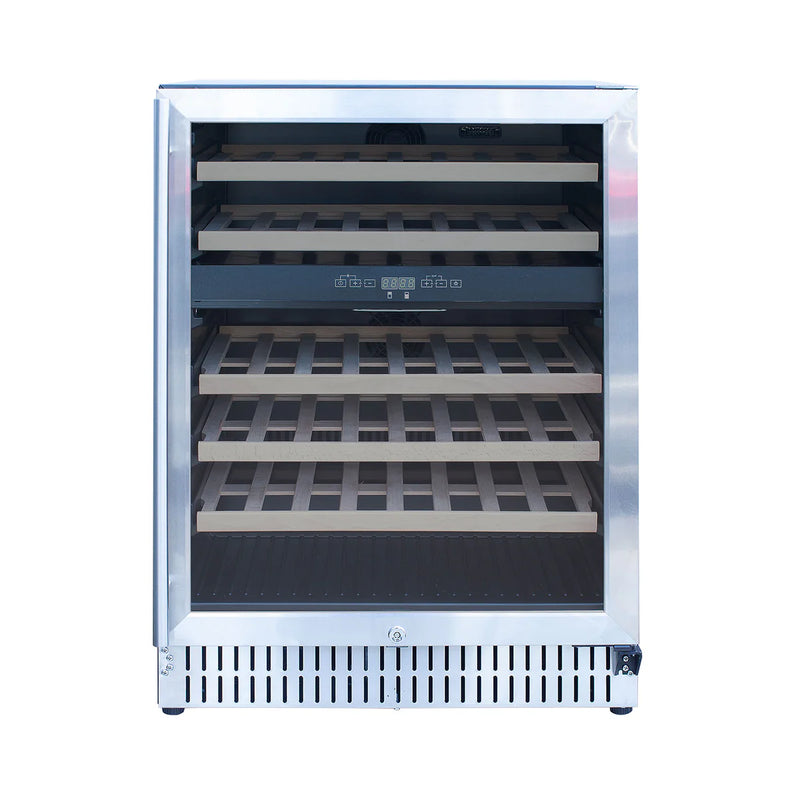 Summerset 24" Outdoor Rated Dual Zone Wine Cooler - RFR-24WD