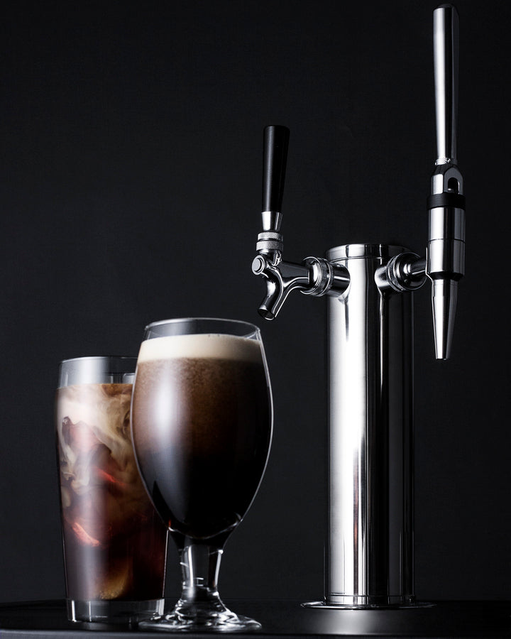 Summit 24" Wide Built-In Cold Brew/Nitro Coffee Kegerator (Panel Not Included) - SBC682PNRCMTWIN