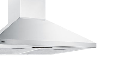 Summit 30" Wide Wall-Mounted Range Hood White - SEH1530SS