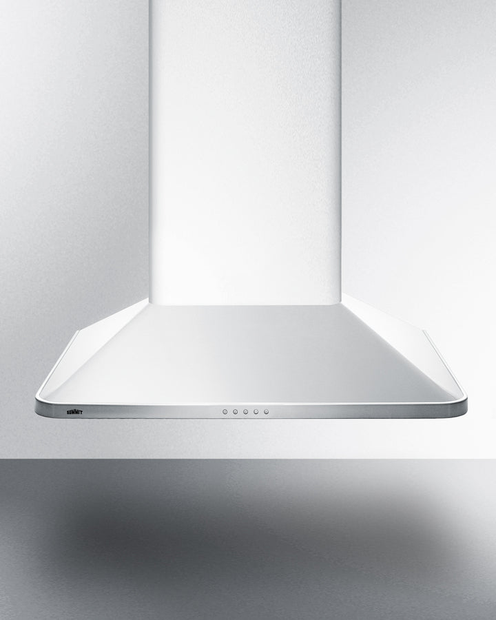 Summit 24" Wide Wall-Mounted Range Hood White - SEH3624SS