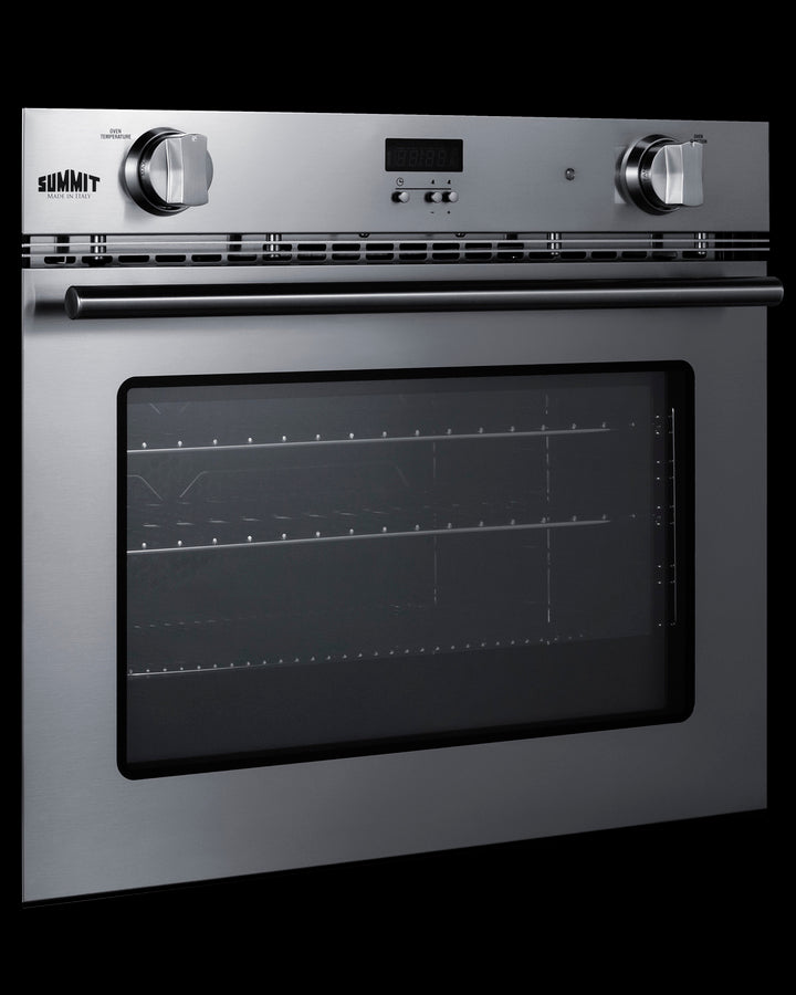 Summit 27" Wide Gas Wall Oven Stainless Steel - SGWOGD27