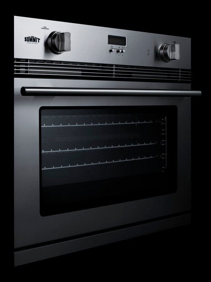 Summit 30" Wide Gas Wall Oven Stainless Steel - SGWOGD30