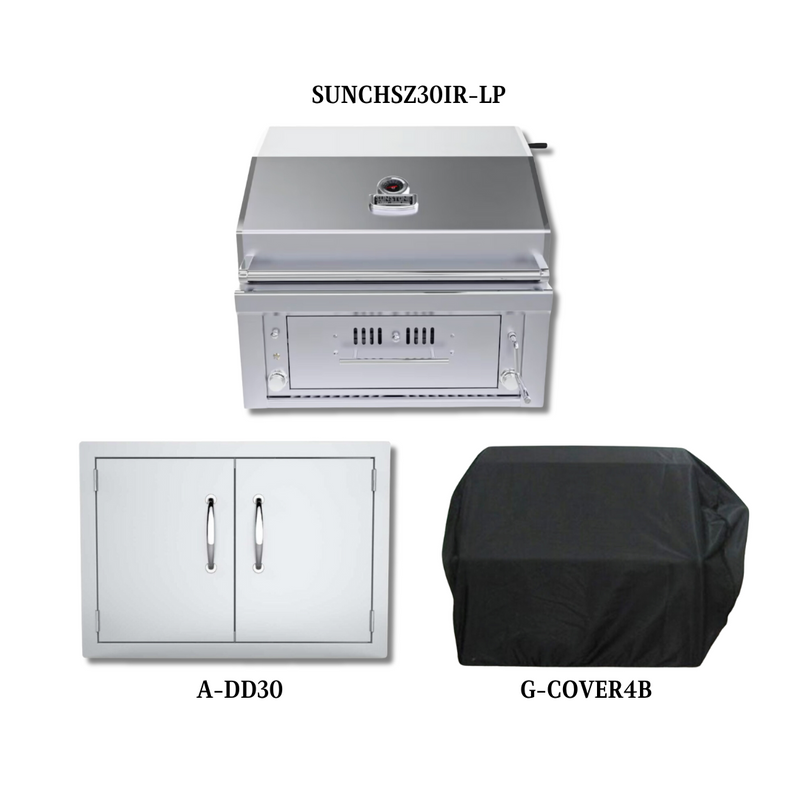 Sunstone SUNCHSZ30IR LP with Double Access Door and Cover - SUNCHSZ30IR-LP-PCKG1