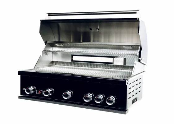 Bonfire Whistler Prime 500 Black Series - 42-Inch 5-Burner Built-In Grill - Liquid Propane Gas - CBB500-B-LP