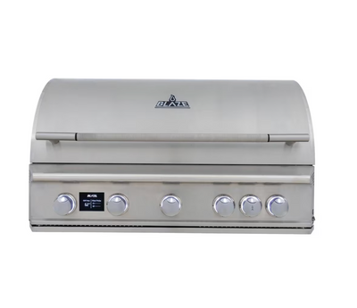 Blaze LTE PRO 40-Inch 5-Burner Built-in Natural Gas Grill w/ Digital Temperature Screen & Rear Infrared Burner - BLZ-5LTEPRO-NG