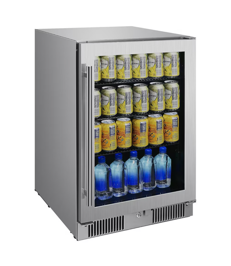 Blaze 20-Inch 4.5 Cu. Ft. Outdoor Rated Beverage Cooler w/ Lock - BLZ-GDBEV20-4.5