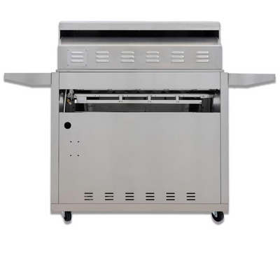 Blaze LTE+ 40-Inch 5-Burner Propane Gas Grill w/ Lift-Assist Hood & Rear Infrared Burner - BLZ-5LTE3-LP + BLZ-5-CART-SC