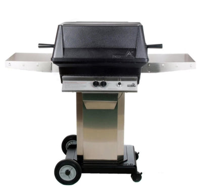 PGS A Series A40 - 2-Burner Stainless Steel Portable Pedestal Base Grill - Natural Gas - A40NG + ASPED + ALC