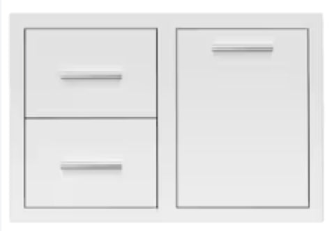 Summerset 33" 2-Drawer And Access Door Combo With Hidden Hinge - DC2-33