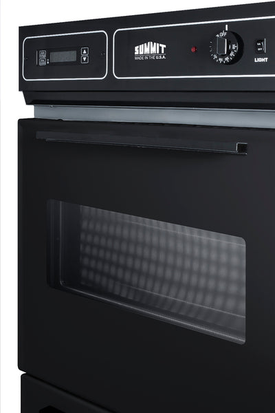 Summit 24" Wide Electric Wall Oven 115V Black - TEM715DK