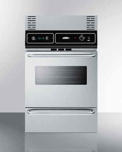 Summit 24" Wide Gas Wall Oven White - WTM7212KW