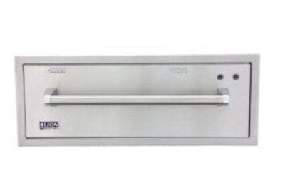 Lion 53861 + 90823 Natural Gas with Cover and Warming Drawer - PCKG1-53861 + 90823