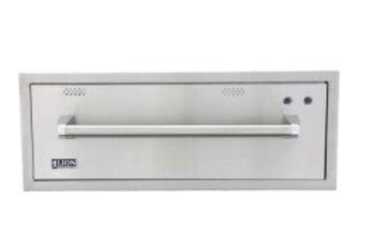 Lion 53621 + 75623 Natural Gas with Cover and Warming Drawer - PCKG1-53621 + 75623