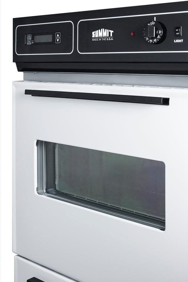 Summit 24" Wide Electric Wall Oven, 115V White - WEM715KW