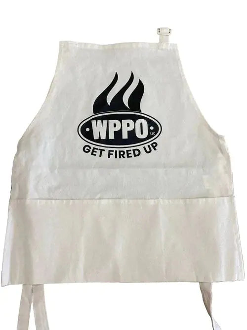 WPPO Apron Black Embroidered - Adult Size - WKCA-BKE