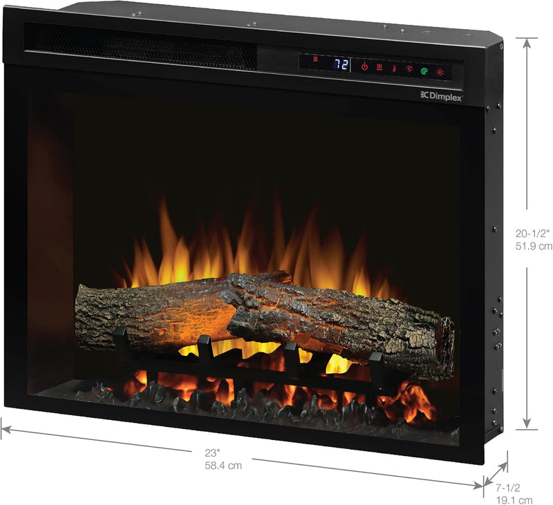 Dimplex Multi-Fire XHD 23-inch Plug-in Electric Firebox with Realogs- XHD23L