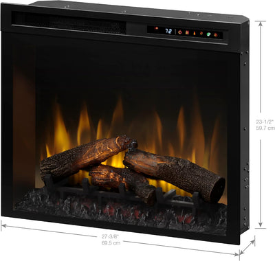 Dimplex Multi-Fire XHD 28-inch Plug-in Electric Firebox with Realogs- XHD28L