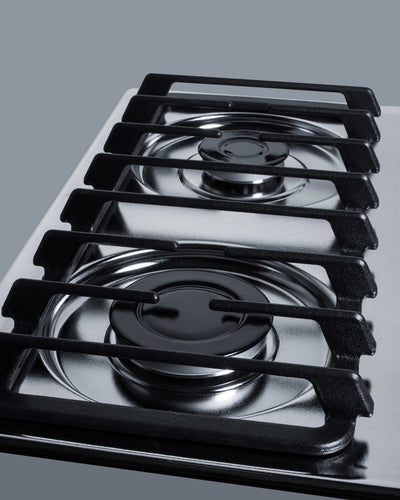 Summit 24" Wide 4 Burner Gas Cooktop Stainless Steel - ZTL033S