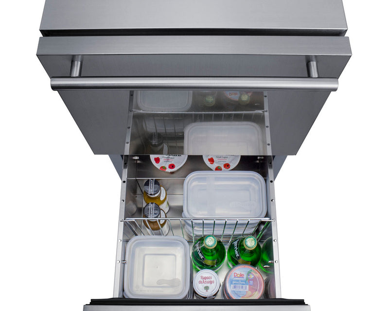 Summit 18-Inch Outdoor Drawer Refrigerator - ADRD18