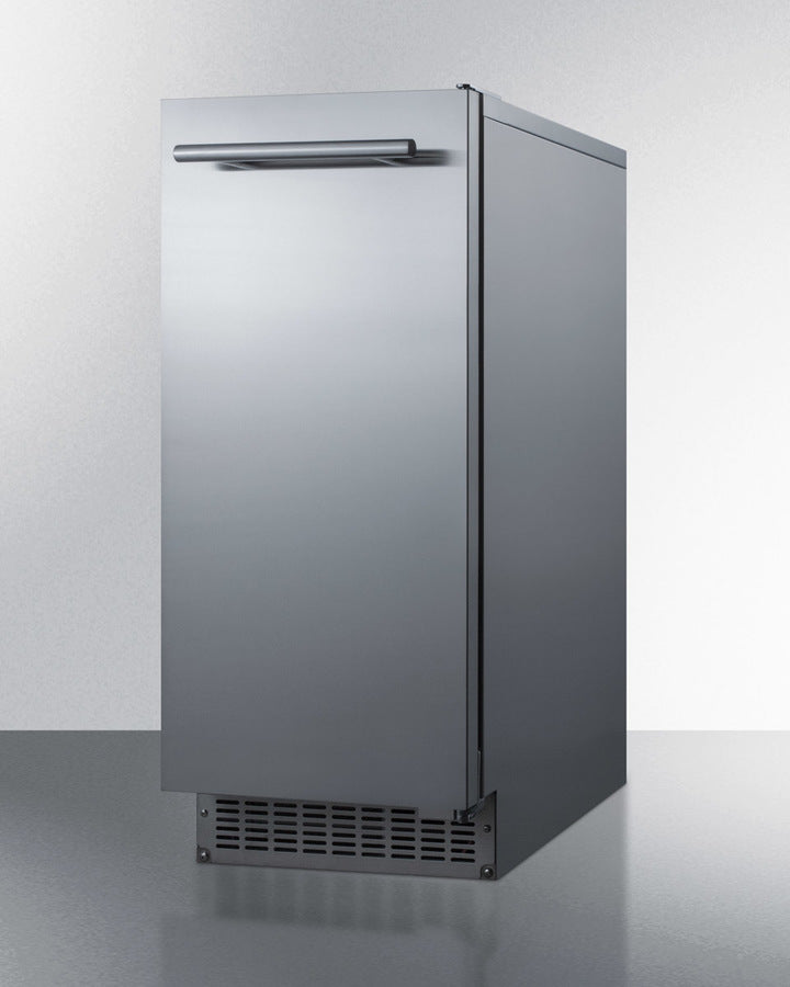 Summit - 62 lb. Clear Outdoor/Indoor Icemaker - BIM68OSGDR