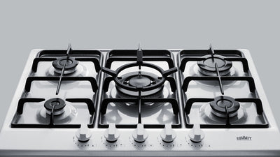 Summit - 27" Wide 5-Burner Gas Cooktop - GC5271W