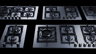 Summit - 34" Wide 5-Burner Gas Cooktop In Stainless Steel - GCJ536SS