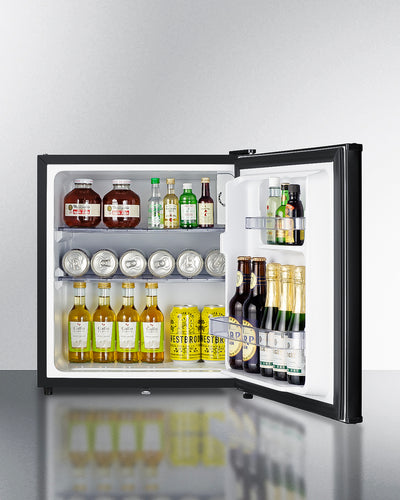 Summit - Compact Minibar 18” Wide Black - MB41B