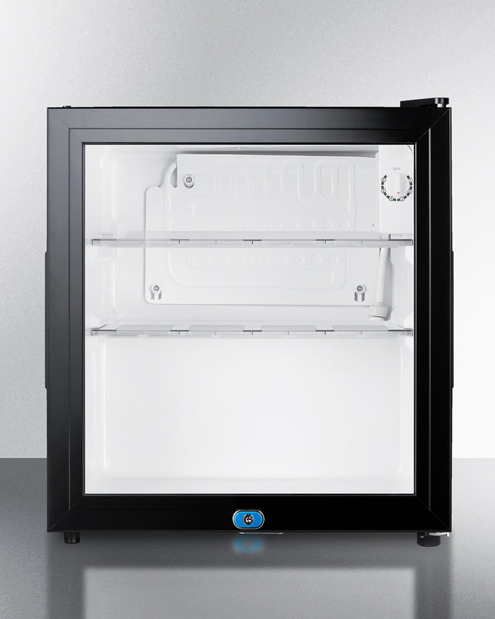 Summit - 18 Inch Freestanding Compact Refrigerator minibar with front lock - MB43GL