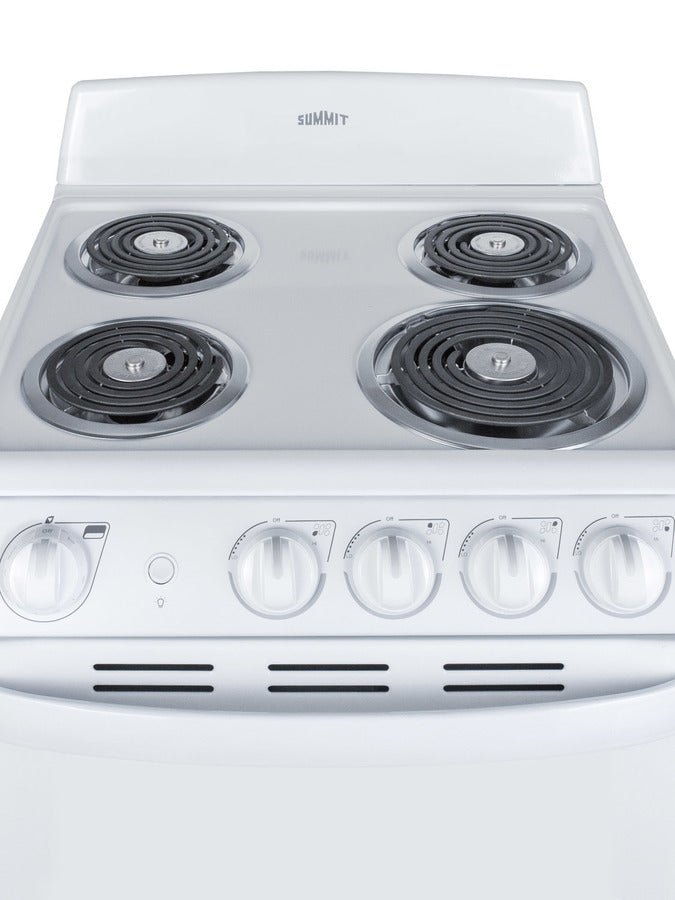 Summit - 20" Wide Electric Coil Range - RE203W