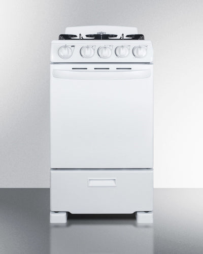 Summit - 20" Wide Gas Range - RG200WS