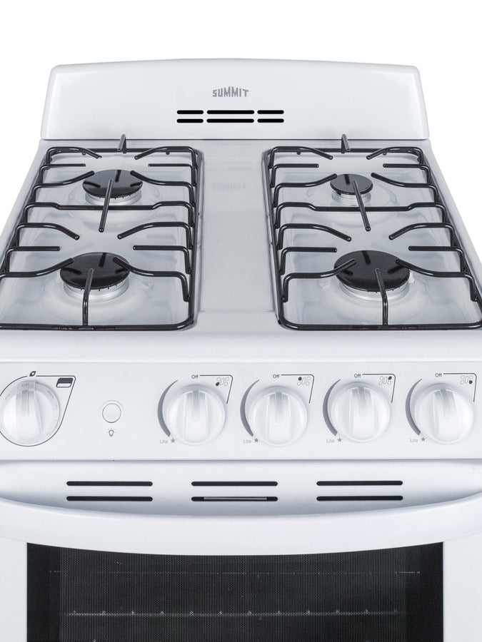 Summit - 24" Wide Gas Range - RG244WS