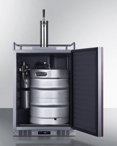 Summit - 24" Wide Built-In Kegerator (Panel Not Included) - SBC682PNR