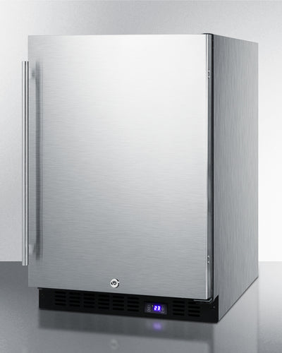 Summit - 24" Wide Outdoor All-Freezer With Icemaker - SPFF51OSCSSIM