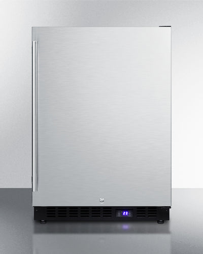 Summit - 24" Wide Outdoor All-Freezer With Icemaker - SPFF51OSCSSIM