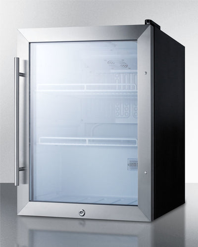 Summit SCR314L 19" Countertop Refrigerator w/ Front Access Left Handle Door - SCR314LLHD