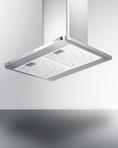 Summit - 30" Wide Wall-Mounted Range Hood, ADA-Compliant - SEH3630SSADA