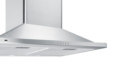 Summit - 30" Wide Wall-Mounted Range Hood, ADA-Compliant - SEH3630SSADA