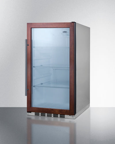 Summit 19-Inch Outdoor Refrigerator Stainless Steel with Panel Ready - SPR489OSCSSPNR