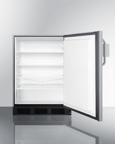 Summit 7-Cubic Foot Outdoor Refrigerator Stainless Steel - SPR7BOSSTSR