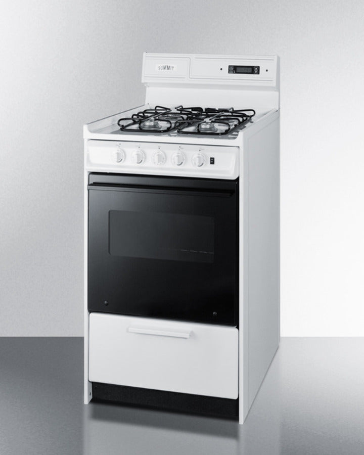 Summit - 20" Wide Gas Range - WNM1307DK