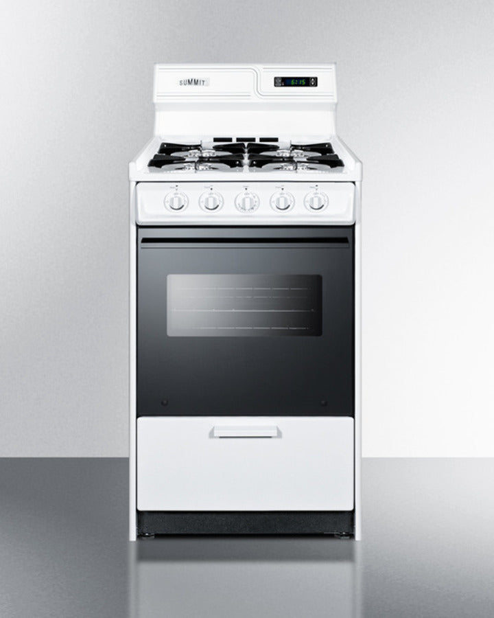 Summit - 20" Wide Gas Range - WNM1307DK