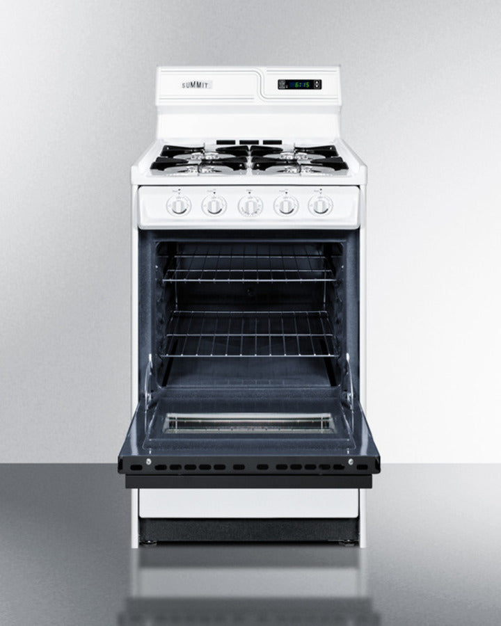 Summit - 20" Wide Gas Range - WNM1307DK