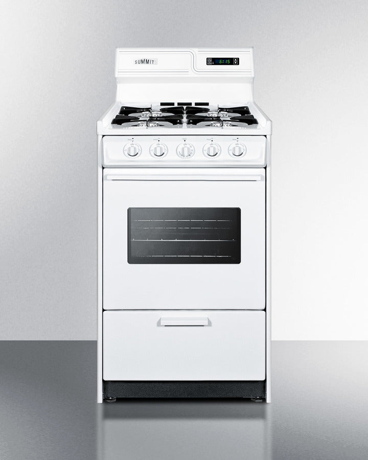 Summit - 20" Wide Gas Range - WNM1307KW