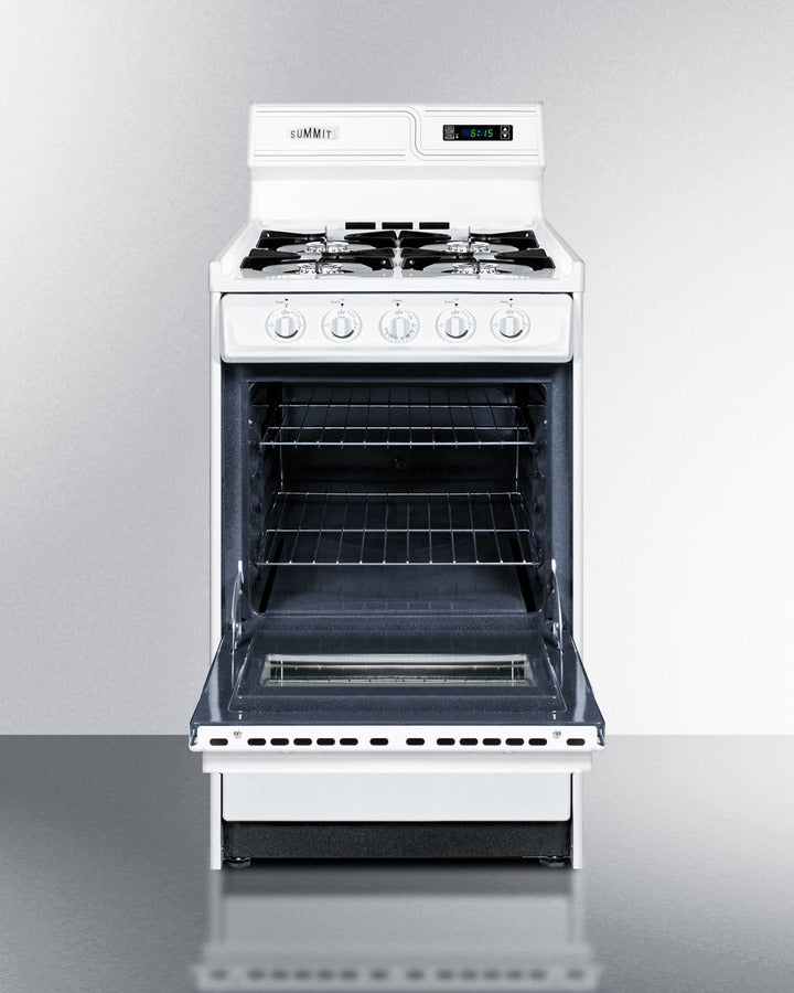 Summit - 20" Wide Gas Range - WNM1307KW