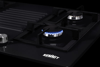 Summit - 30" Wide 4-Burner Gas Cooktop - GC432B