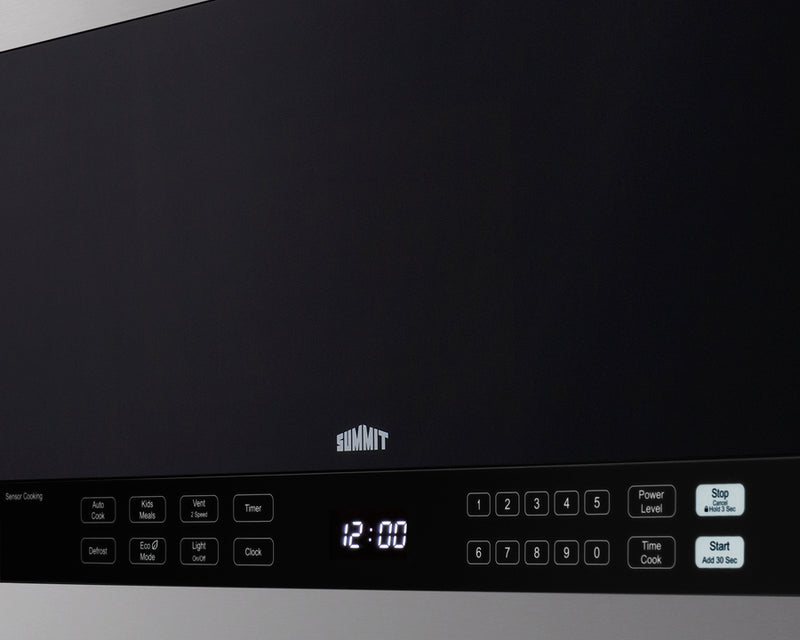 Summit - 24" Wide Over-the-Range Microwave - MHOTR243SS